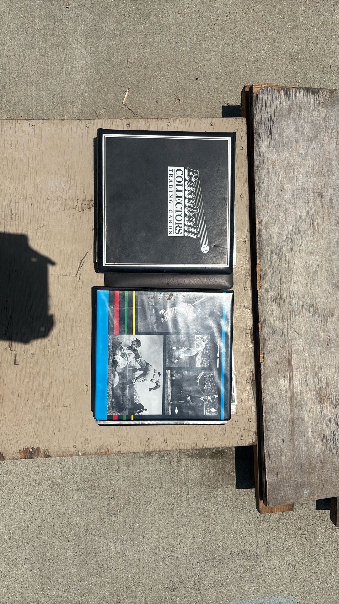 2 Full Vintage Baseball Card Binders