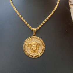 14k gold plated necklace ,available