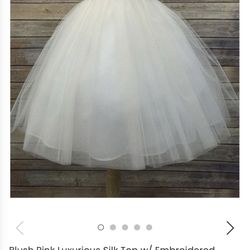 Girls Flower Girl Dress- Sizes 2T And 5/6