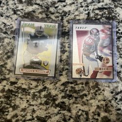 Patch Card Darren McFadden And Jerry Rice 