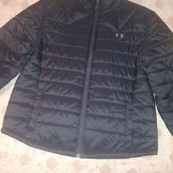 Black True Religion Puffer Jacket