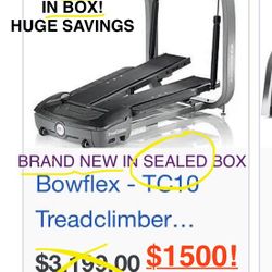 New in box - TreadClimber