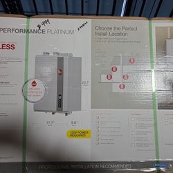 Rheem Tankless Gas Water Heater 9pm