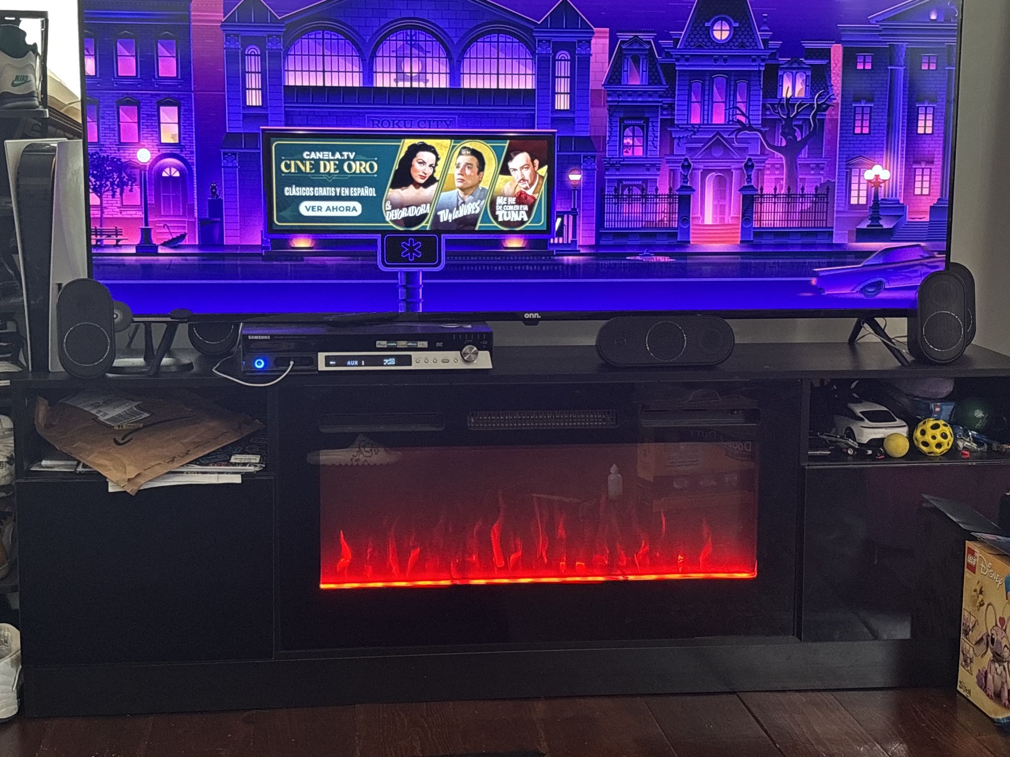 Led Fireplace TV Stand 