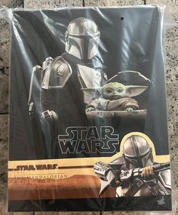 Hot Toys Sideshow Mandalorian & Gorgu Deluxe edition
