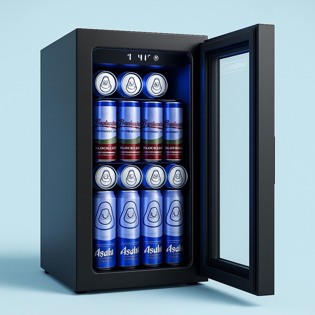 Mini Beverage Cooler – 0.64 cu.ft – Compact & Stylish NEW in BOX!!!