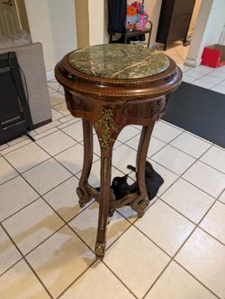 Marble top table