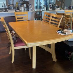 Table And 4 Chairs