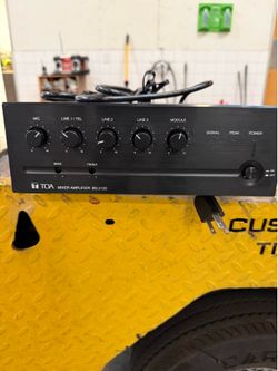 Toa mixer amplifier bg 2120