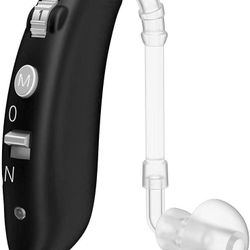 Nano Hearing Aid, Rechargeable Hearing Aid for Seniors, Hearing Amplifier with Noise Cancelling, Digital Hearing Amplifier for Adults, Ear Amplifier S