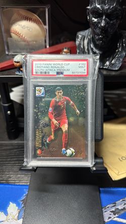 2010 Panini World Cup South Africa Premium #162 Cristiano Ronaldo PSA 9 - LEGEND