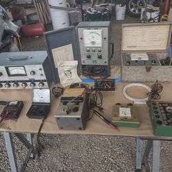 Price Drop:Vintage Test Equipment For TV Tubes, Radio, And Amplifiers, 