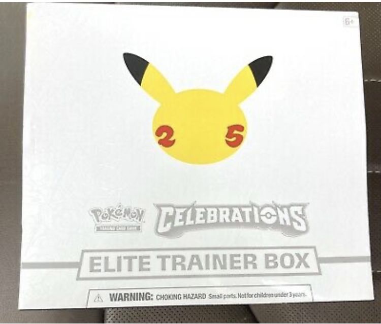 Pokemon Cards Celebrations Elite Trainer Box
