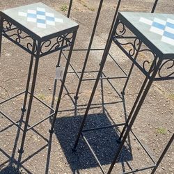 Awesome Tile Top Nesting Stand's High Quality Metal Very Detailed 