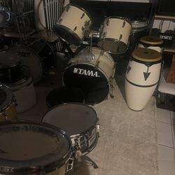 TAMA  Drum Set With Symbols 