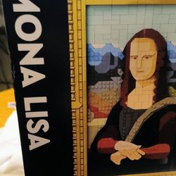 Lego Mona Lisa Portrait
