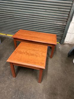 Office coffee table and side table set