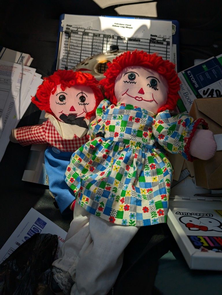⁉️😊Raggedy Ann & Andy (VINTAGE DOLLS)