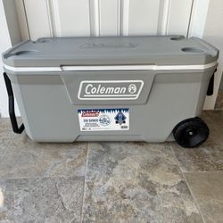 Coleman 100 Qt. 316 Series Chest Cooler, Gray