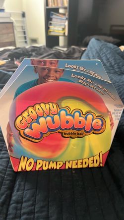 Groovy Wubble Bubble Ball Tie Dye Inflatable Pump Included NEW