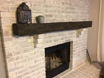 Barnwood mantels finished and installed floating mantels available
