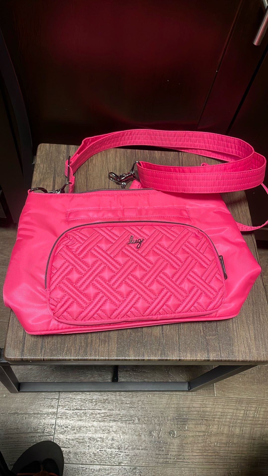 Lug Vibrant Pink Women Crossbody Bag