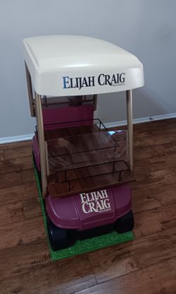 Elijah Craig PGA Golf Cart Display