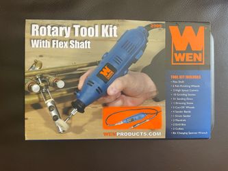 WEN 2305 Rotary Tool Kit with Flex Shaft