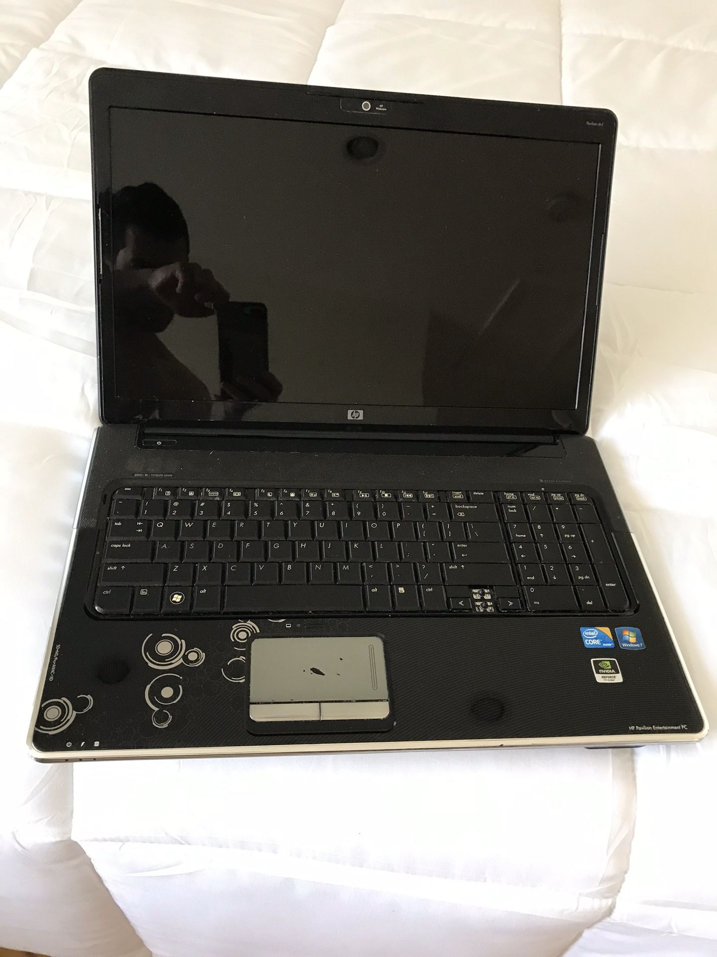 HP Pavilion DV7t laptop 500gb with Blu-ray core i7 with brand new battery