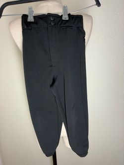 Kids Black Baseball Pants
