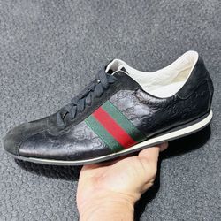 Gucci GG Logo 'Black' Low Top (Sz 40) 8M