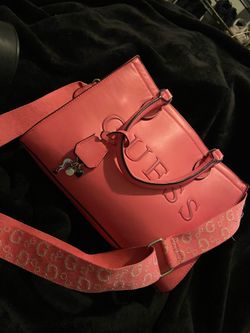 Cute pink guess bag