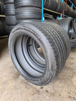 🔥 2 - 255 45 19 Continental ProContact T2 FOAM Quiet Tires