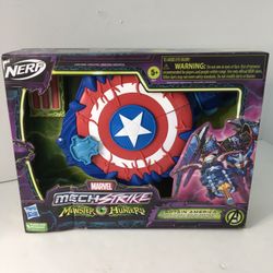 New Nerf Marvel Mech Strike Monster Hunters Captain America