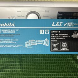 Makita 18V LXT Brushless Cordless 4-1/2”/5” Cut-Off/Angle Grinder (Tool Only!!) READ DESCRIPTION