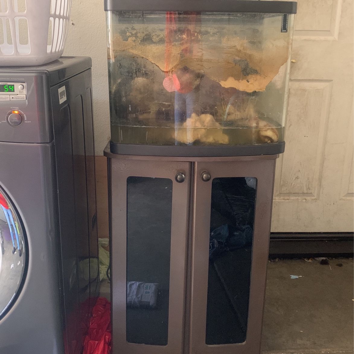 Fish Tank With Storage Cabinets