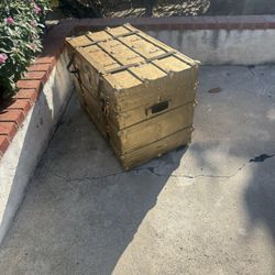 Picture Frame And Old Treasure Box