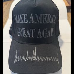 President Donald J. Trump SIGNED Make America Great Again Never Surrender Hat 