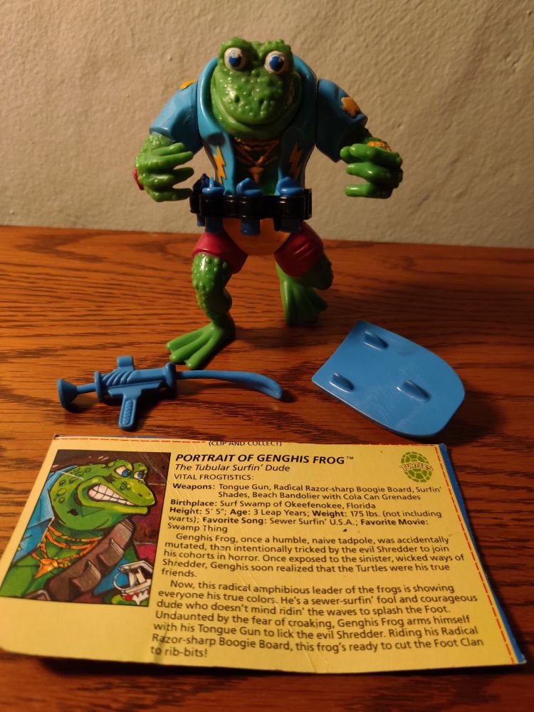 Teenage mutant ninja turtles: Genghis frog 1989