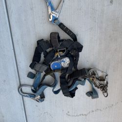 Double Ring Lanyard With Shock Absorbing 
