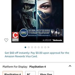 Dishonored 2 Ps4 Game 