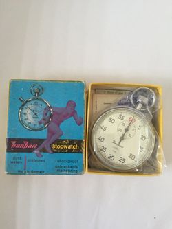 Hanhart pic 1 jewel antique shockproof stopwatch