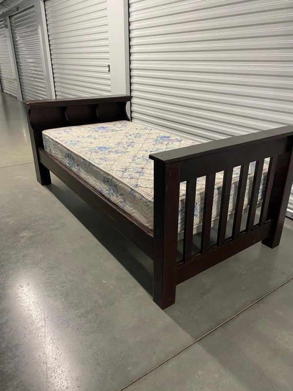 Twin Bed Frame With Mattress