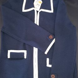 Talbot's Navy sweater/ jacket