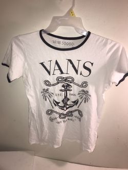Women’s vans shirt size small