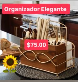 Especial $75.00 Organizador De Servilletas y Cucharas Elegante Princess House Ventas Finales