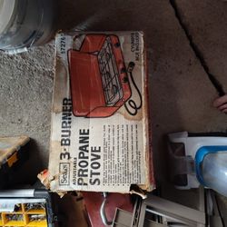 Three Burner Propane Camping Stove