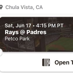 Padres V Rays 6/17