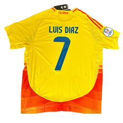 Colombia Soccer Jersey - Copa America Edition - Player Version - LUIS DIAZ