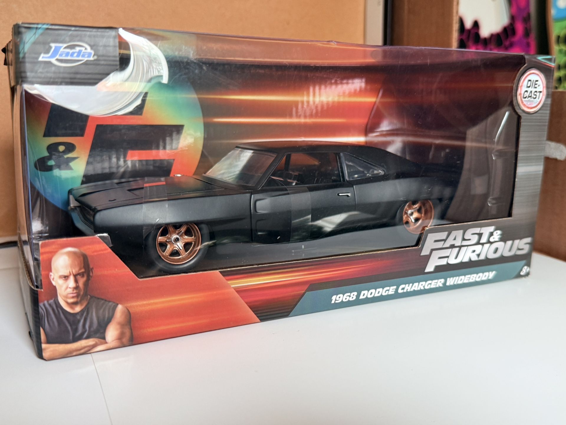 Jada Fast & Furious 1968 Dodge Charger Widebody – 1:24 Scale – Brand New